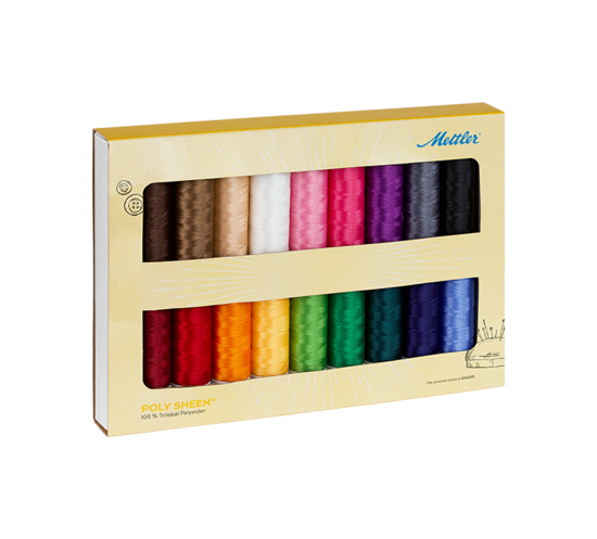 Poly Sheen - 18 spolīšu komplekts